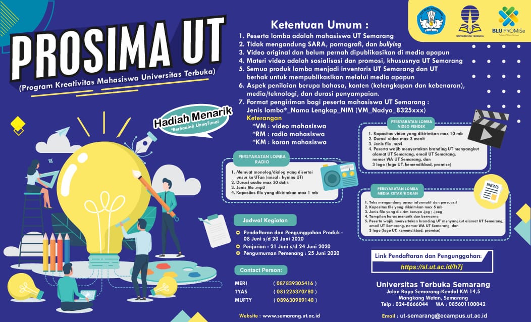 Program Kreativitas Mahasiswa Universitas Terbuka Semarang