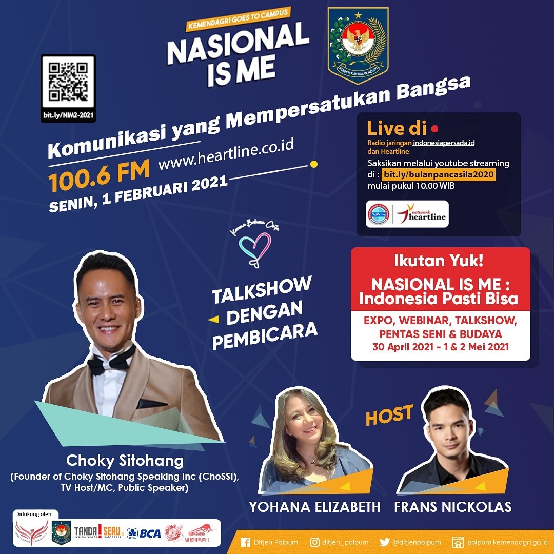 Online Talkshow Nasional Is Me