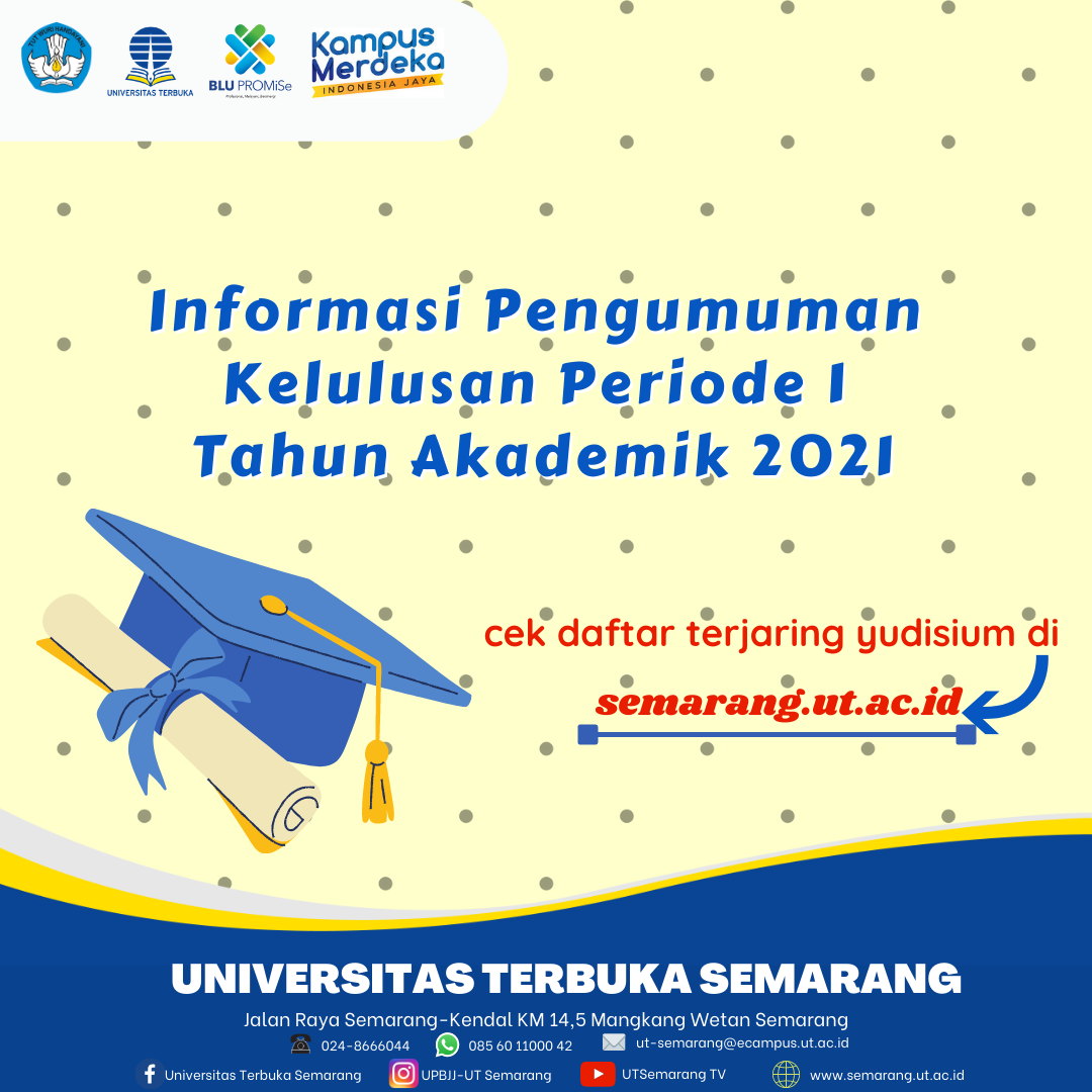 INFORMASI PENGUMUMAN KELULUSAN PERIODE I TAHUN 2021