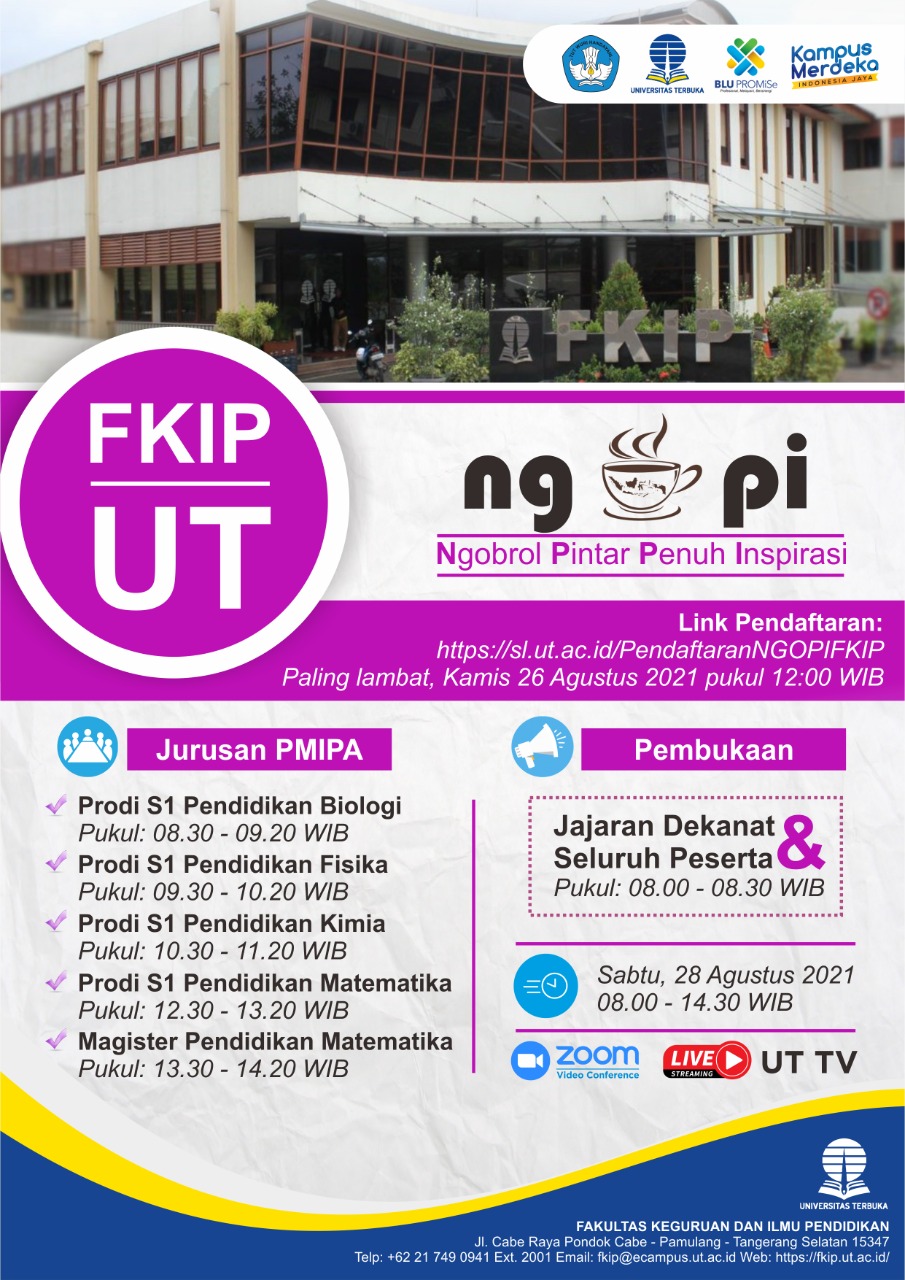 NGOPI FKIP-UT: Ngobrol Pintar Penuh Inspirasi