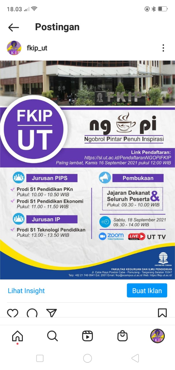 FKIP: Ngopi