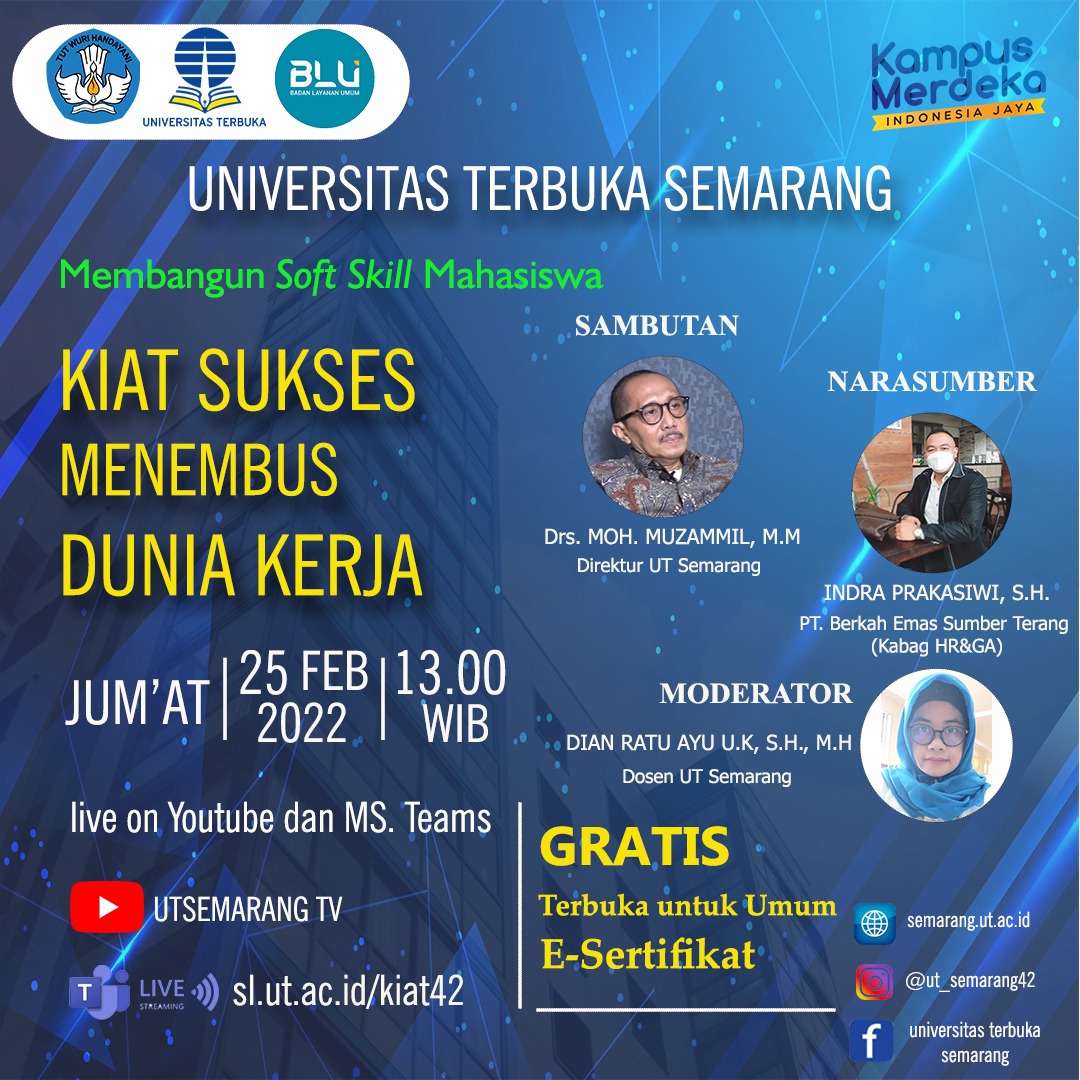 Seminar: Kiat Sukses Menembus Dunia Kerja