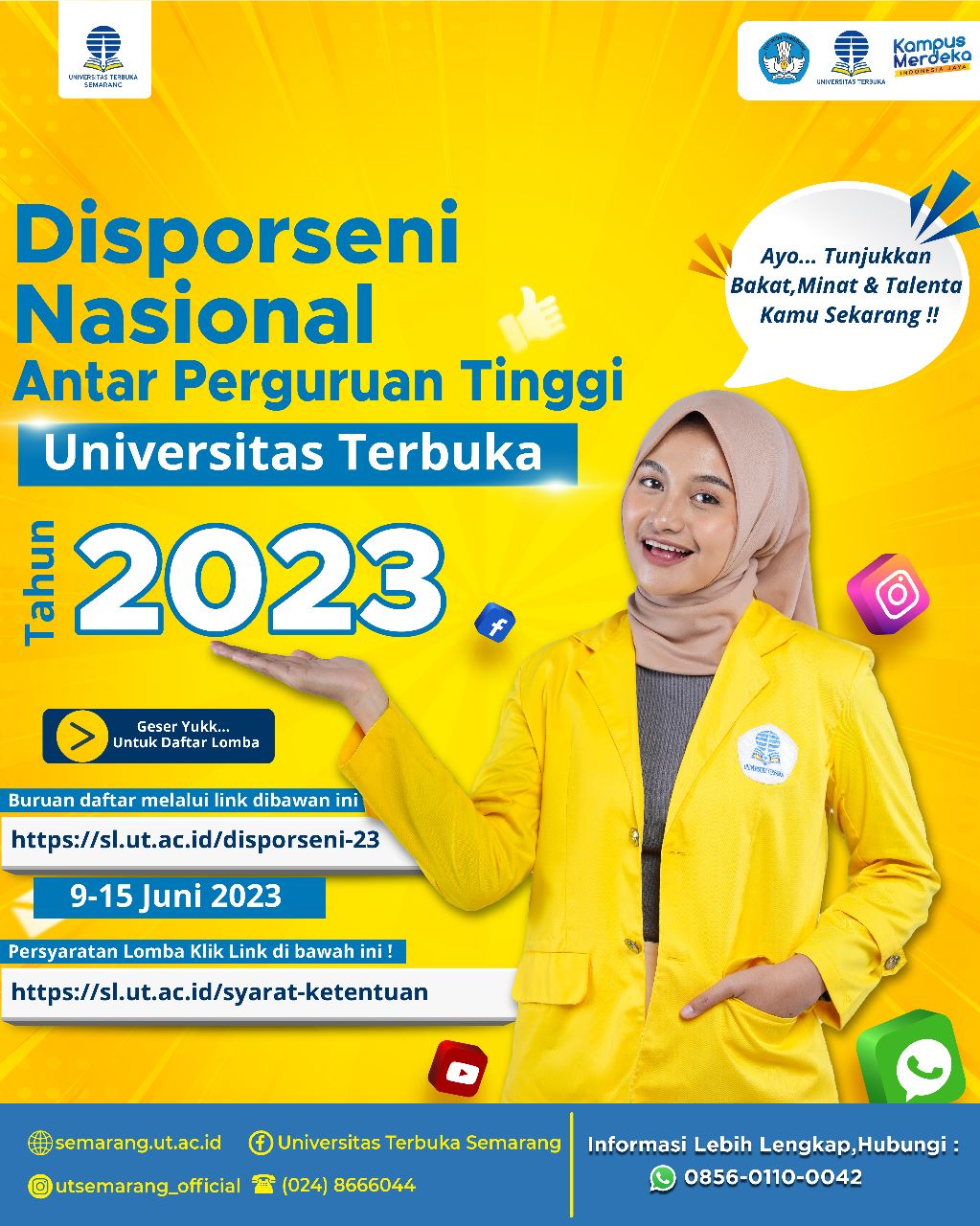 Disporseni Universitas Terbuka Tahun 2023