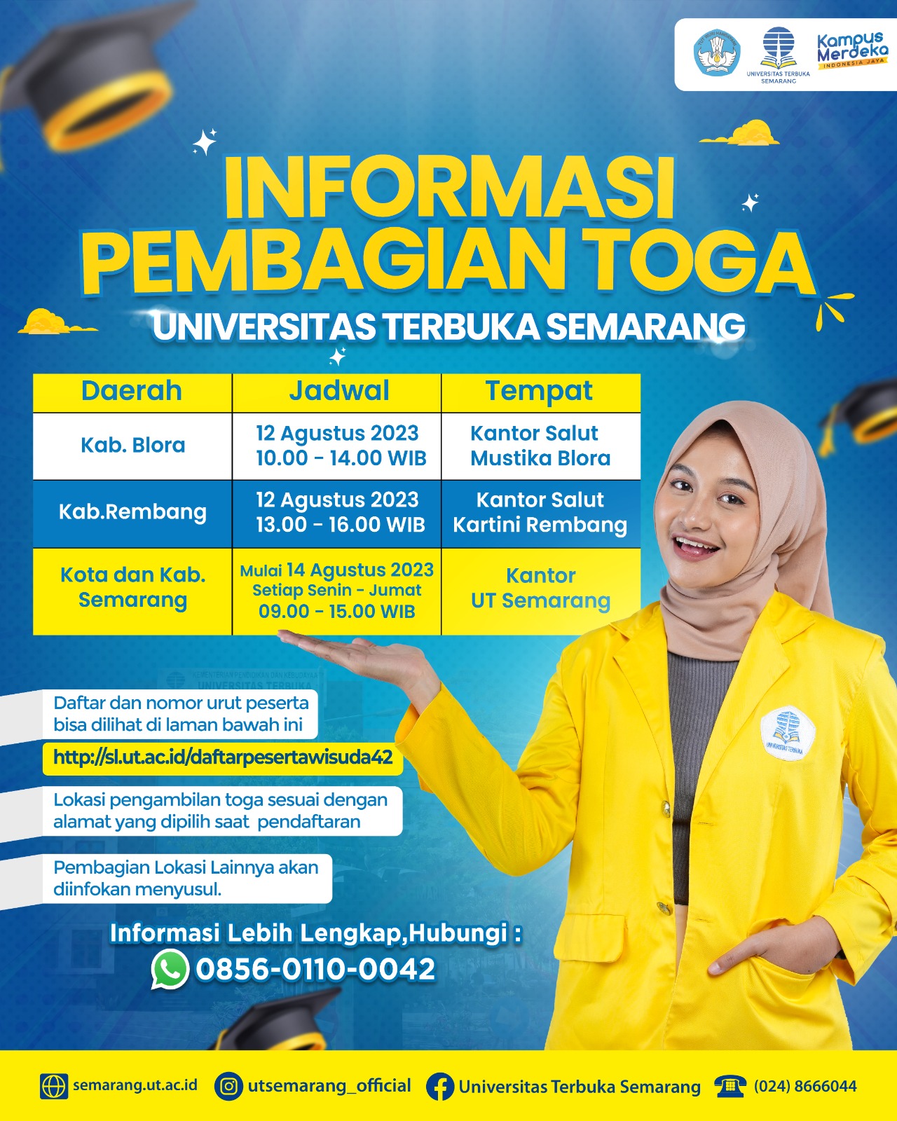 Informasi : PEMBAGIAN TOGA TAHAP I