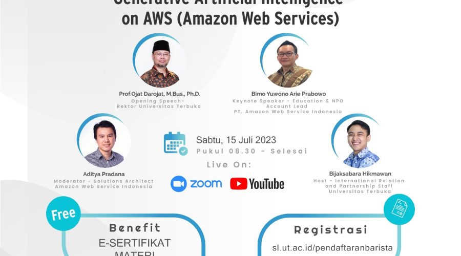 Webinar : Generative Artificial Intelligence on AWS (Amazon Web Services)