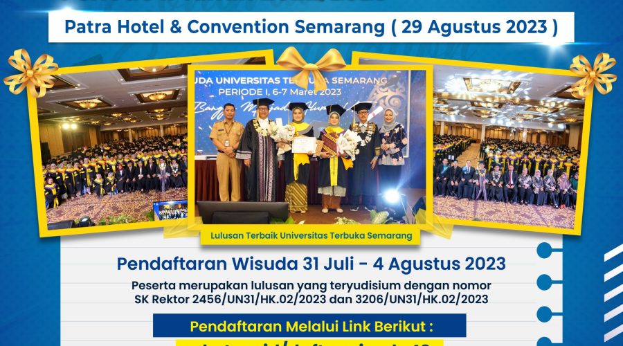 Pendaftaran Wisuda UT Semarang Periode II Tahun 2022/2023